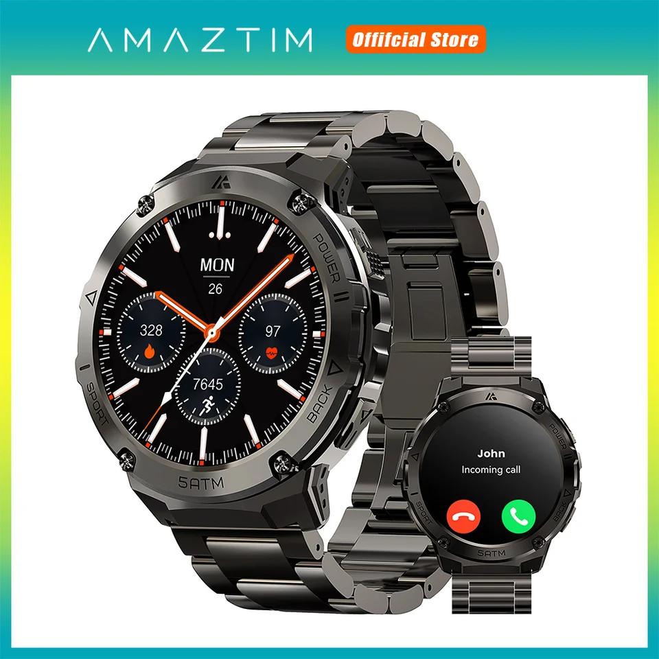 2024 AMAZTIM  GPS Ʈ ġ ħ , 5ATM IP69K , 470mAh AMOLED  ȭ  ð, T3E